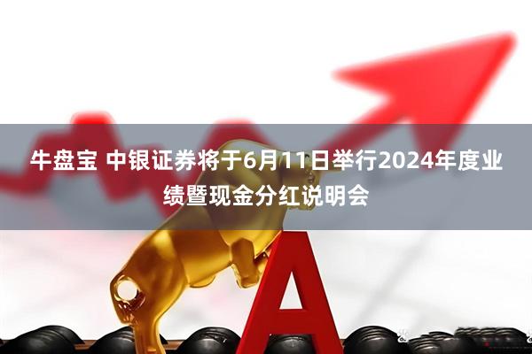 牛盘宝 中银证券将于6月11日举行2024年度业绩暨现金分红说明会