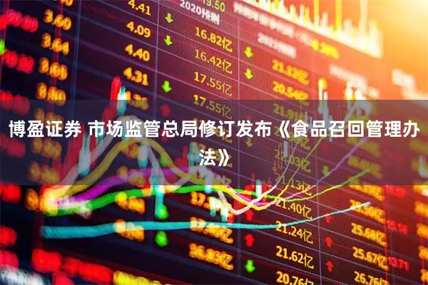 博盈证券 市场监管总局修订发布《食品召回管理办法》